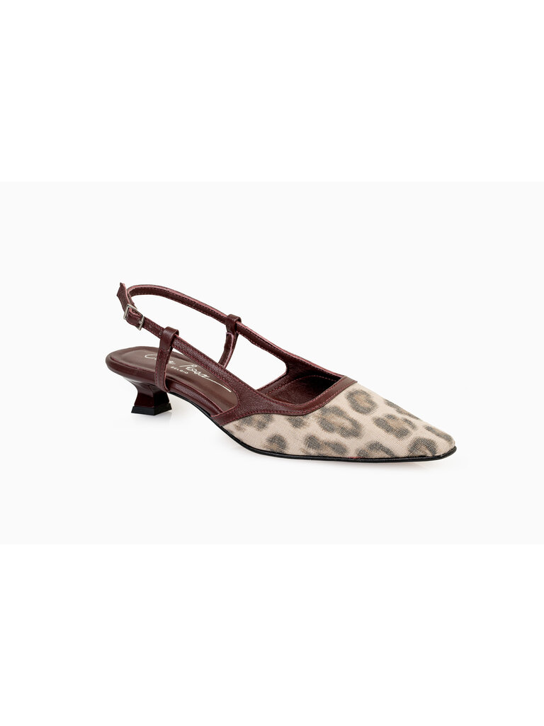 Cara Rosa THEY'RE BACK: KATLEEN - SLINGBACK - LUIPAARDPRINT