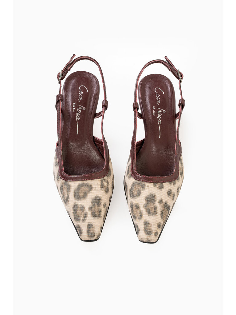 Cara Rosa THEY'RE BACK: KATLEEN - SLINGBACK - LUIPAARDPRINT