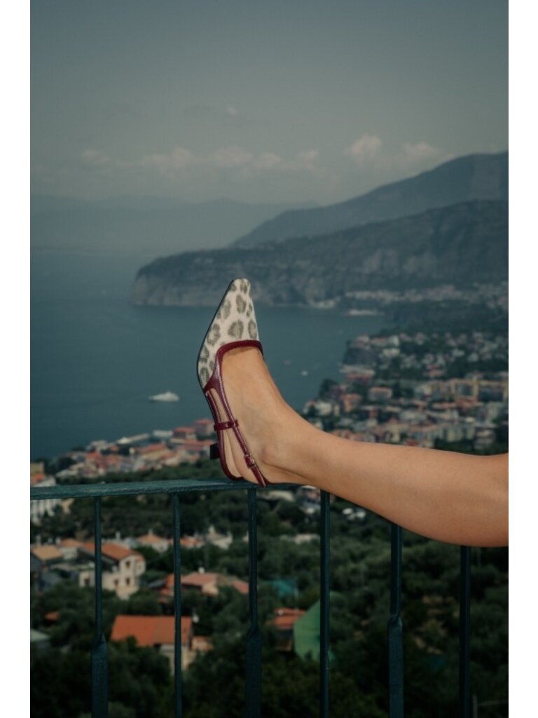 Cara Rosa THEY'RE BACK: KATLEEN - SLINGBACK - LUIPAARDPRINT