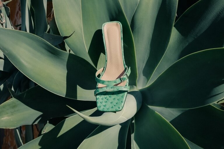 Cara Rosa Augusta - sandaal - vintage groen