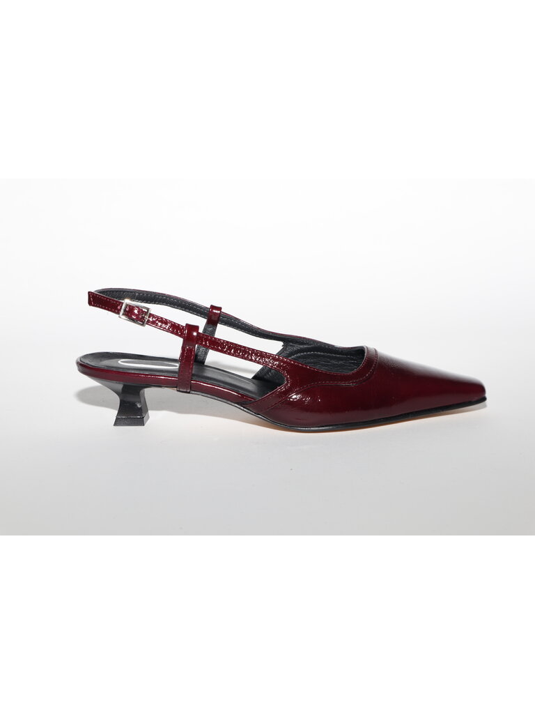 Cara Rosa KATLEEN - SLINGBACK - BORDEAUX LAKLEDER