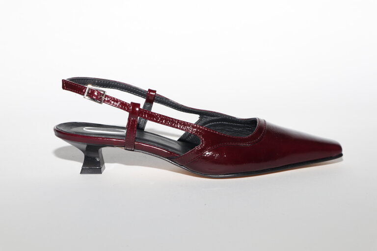 Cara Rosa KATLEEN - SLINGBACK - BORDEAUX LAKLEDER