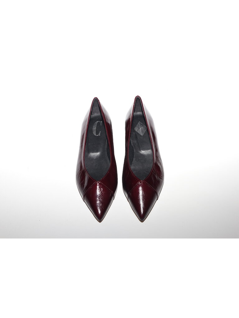 LUNA - BALLET FLAT - BURGUNDY PATENT