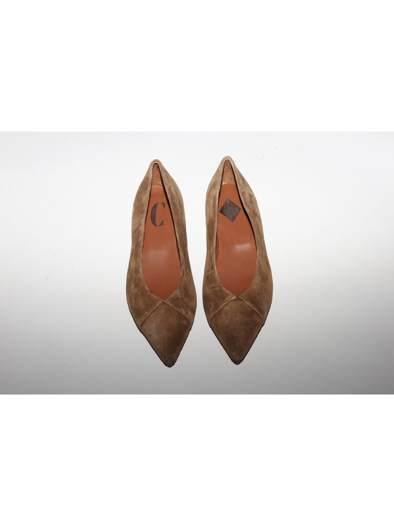 LUNA - BALLET FLAT - HAZELNUT SUEDE