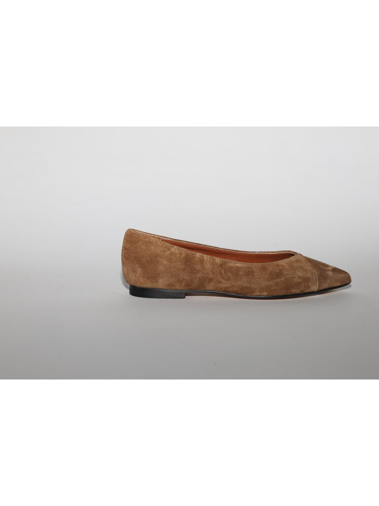 LUNA - BALLET FLAT - HAZELNUT SUEDE
