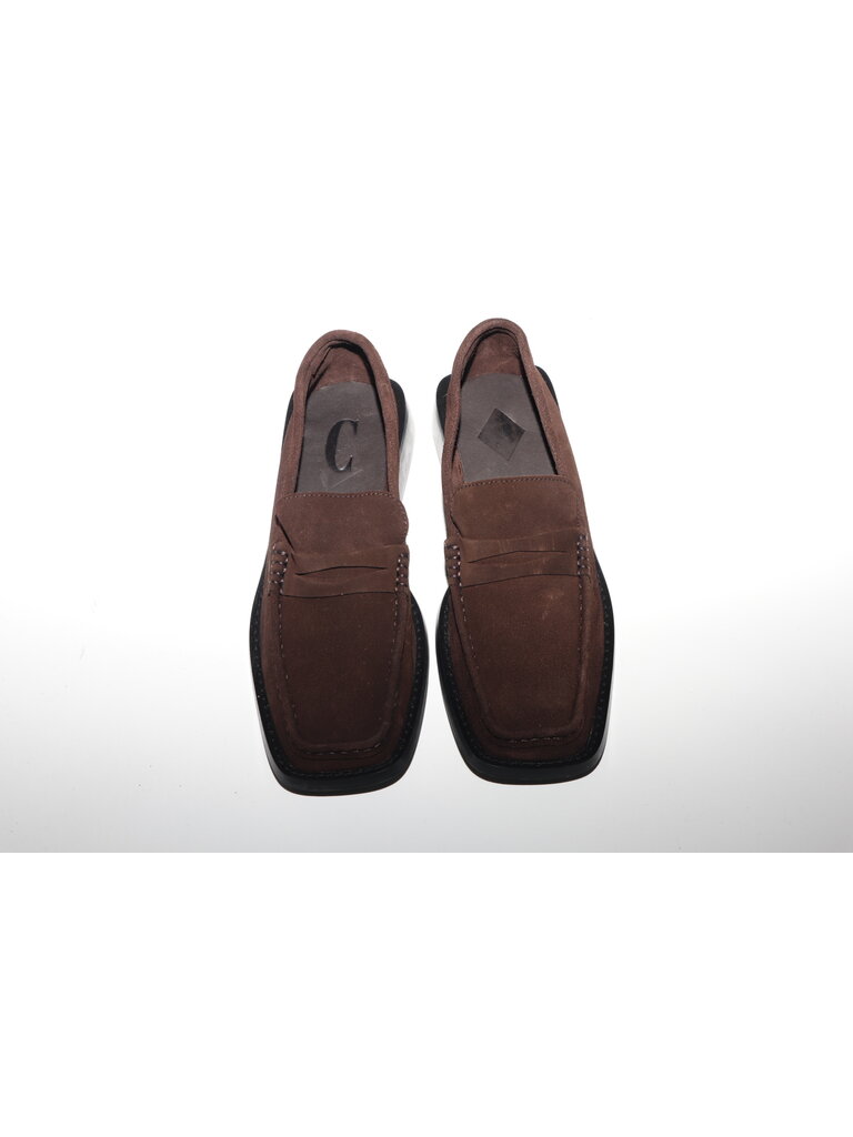 VIVY - LOAFER - CHOCOLATE SUEDE