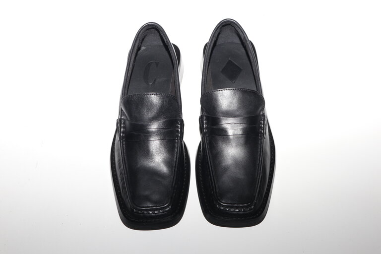 VIVY - LOAFER - ZWART MAT LEDER