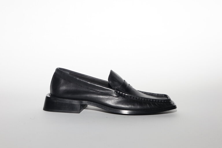 VIVY - LOAFER - BLACK MATT LEATHER