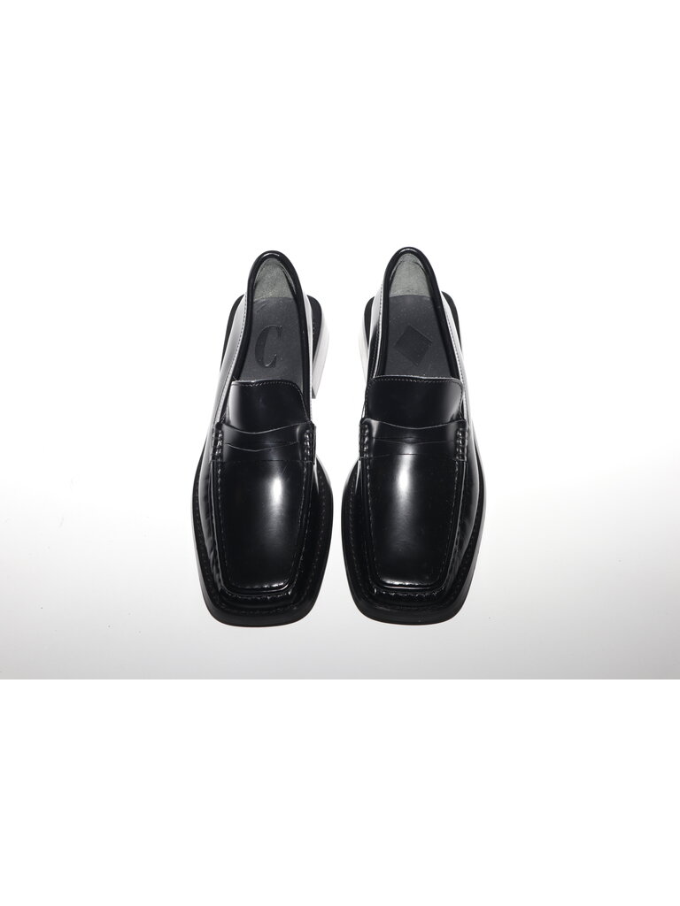 VIVY - LOAFER - BLACK SHINY LEATHER
