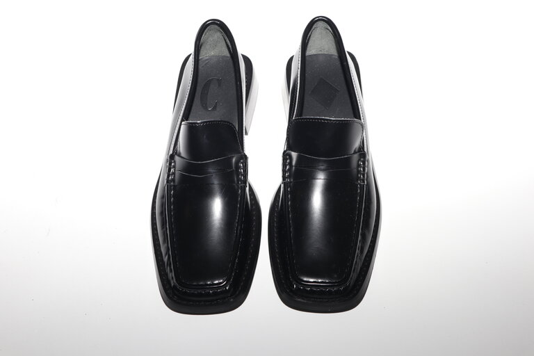 VIVY - LOAFER - BLACK SHINY LEATHER