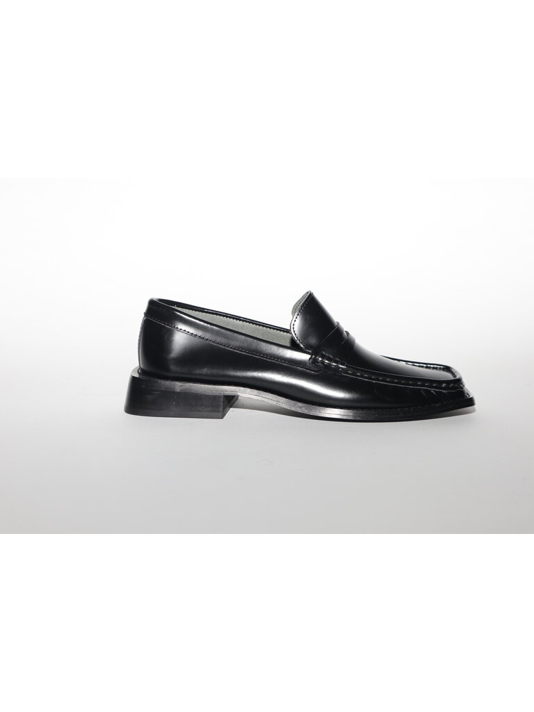 VIVY - LOAFER - BLACK SHINY LEATHER