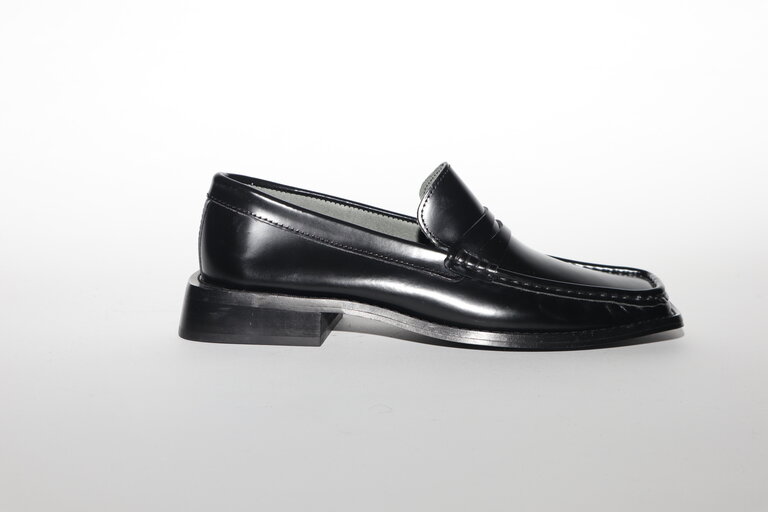 VIVY - LOAFER - BLACK SHINY LEATHER