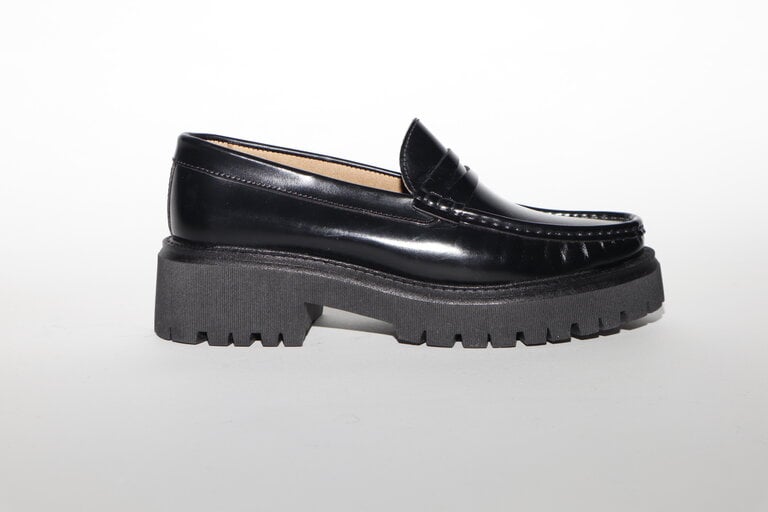 FLEUR - CHUNKY LOAFER - BLACK