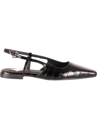 LARA - SLINGBACK - ZWART CROCO