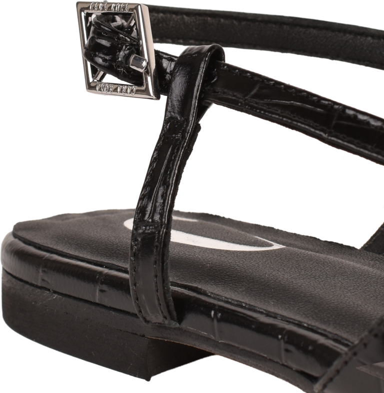 LARA - SLINGBACK - ZWART CROCO