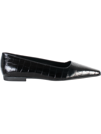 ALBA - FLAT - BLACK CROCO