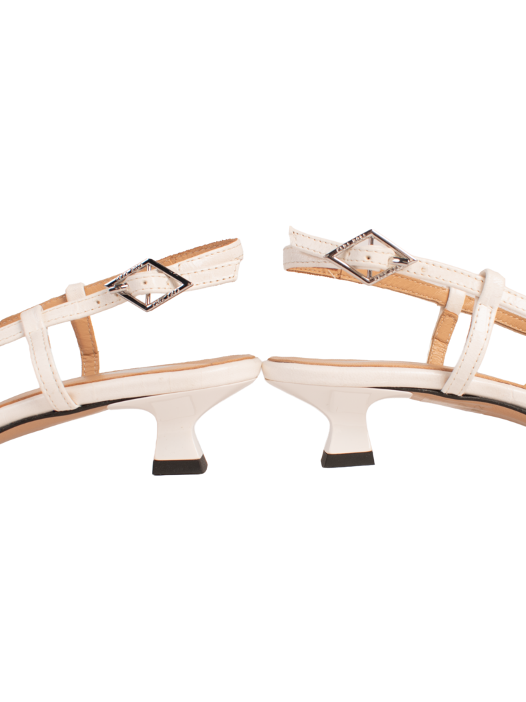 LAURA - SLINGBACK - OFFWHITE CROCO