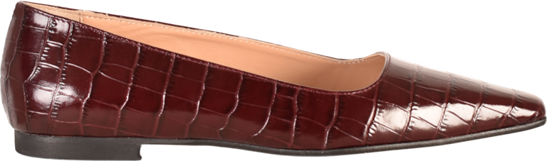 ALBA - BALLERINA - BORDEAUX CROCO