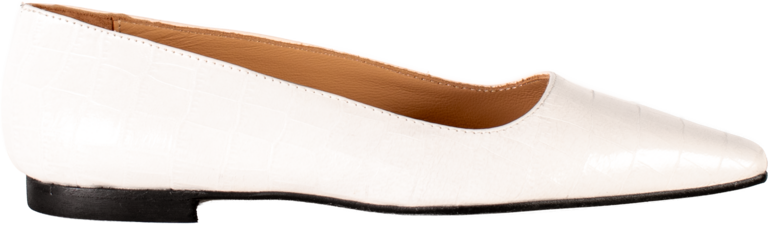 ALBA - BALLERINA - WIT CROCO