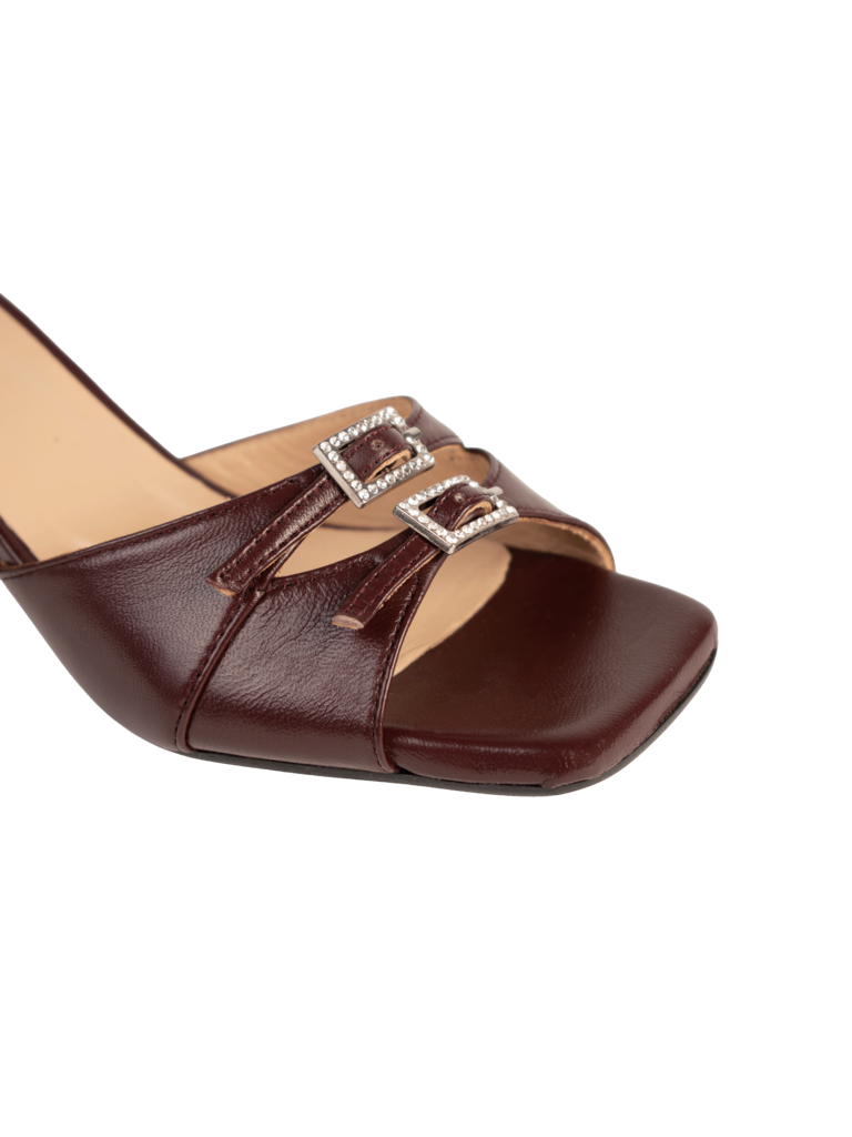 ROSEANNA - KITTEN HEEL SANDAAL - BORDEAUX
