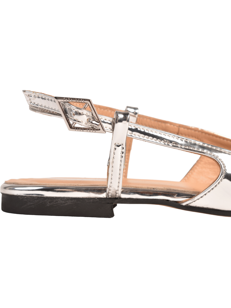 LARA - SLINGBACK - SPIEGELZILVER