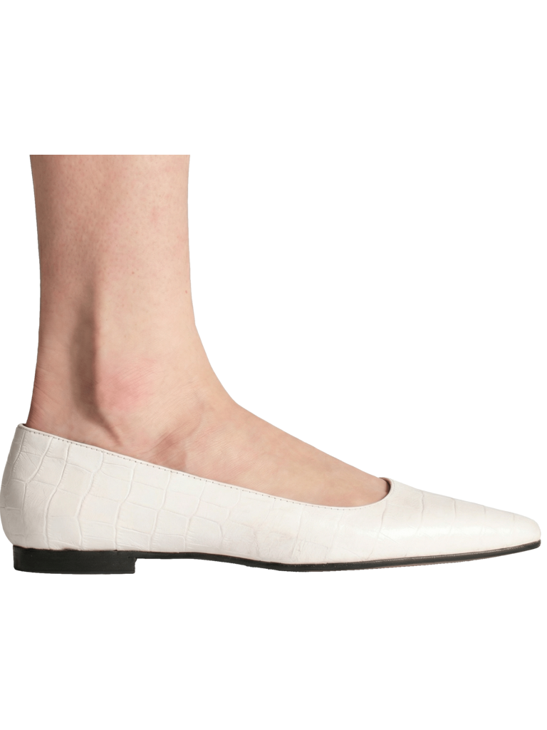 ALBA - BALLERINA - WIT CROCO