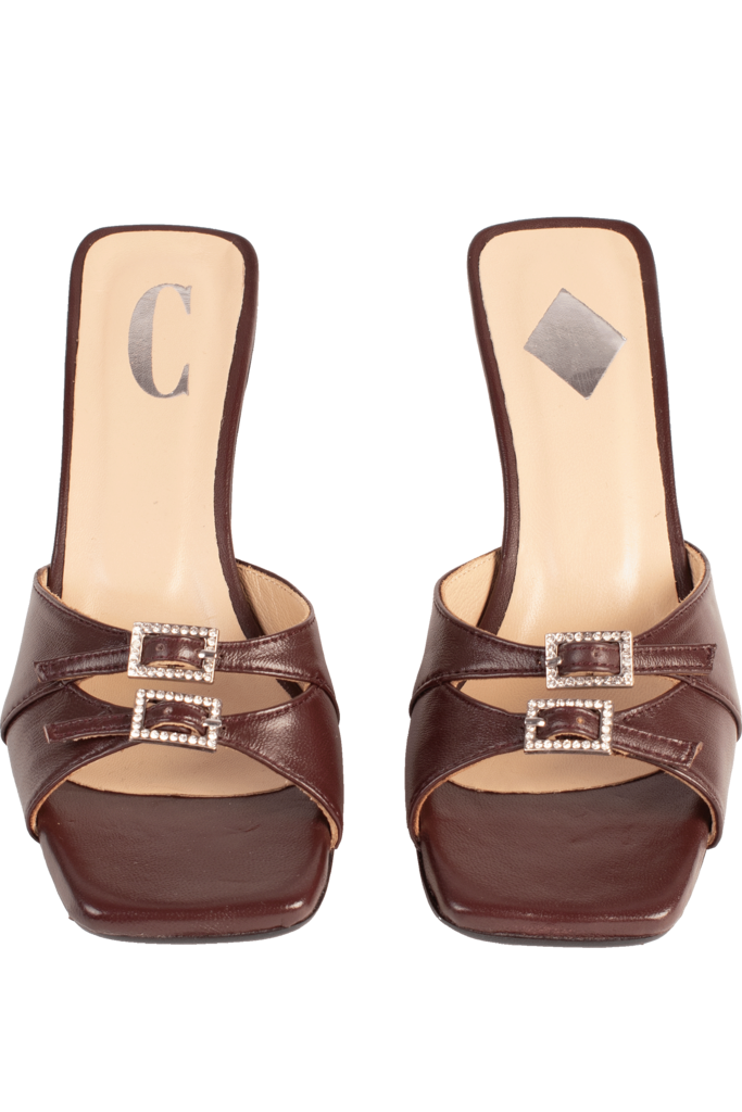 ROSEANNA - KITTEN HEEL SANDAAL - BORDEAUX