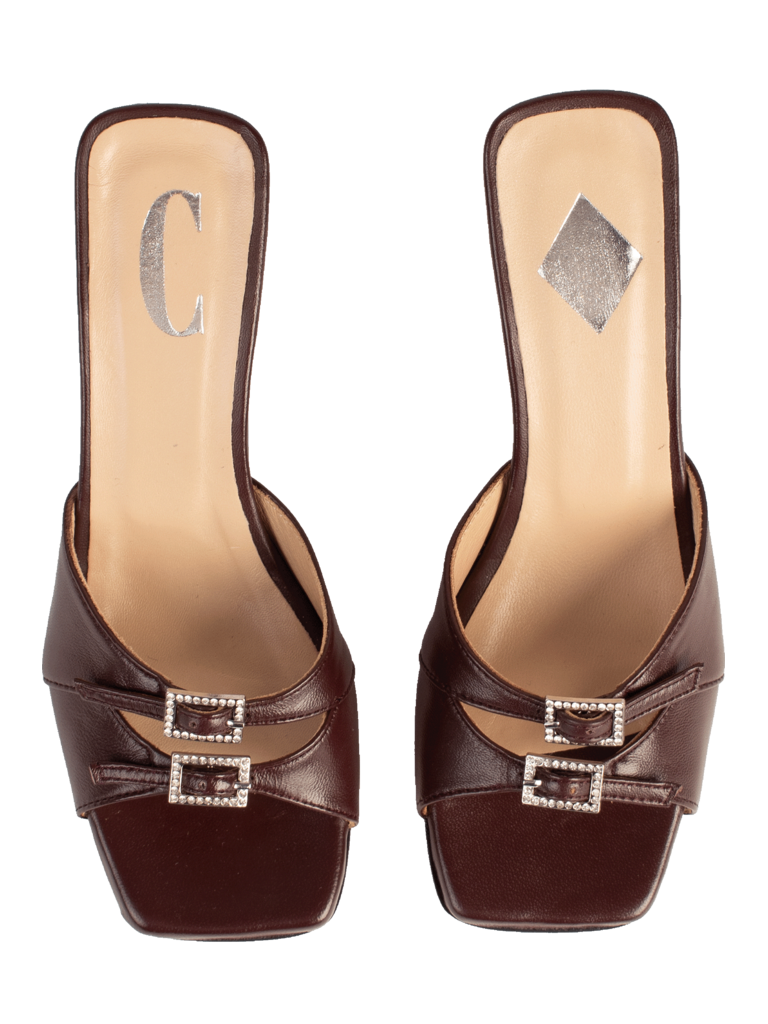 ROSEANNA - KITTEN HEEL SANDAAL - BORDEAUX