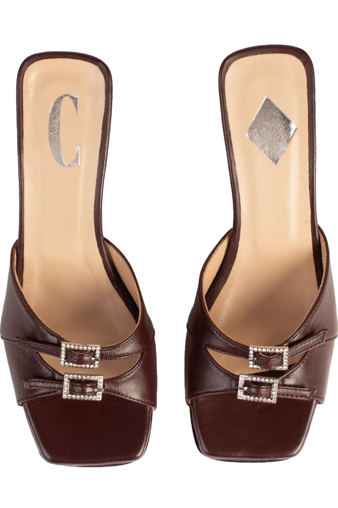 ROSEANNA - KITTEN HEEL SANDAAL - BORDEAUX