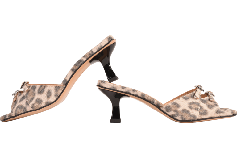 Cara Rosa ROSEANNA - KITTEN HEEL SANDAAL - LUIPAARDPRINT