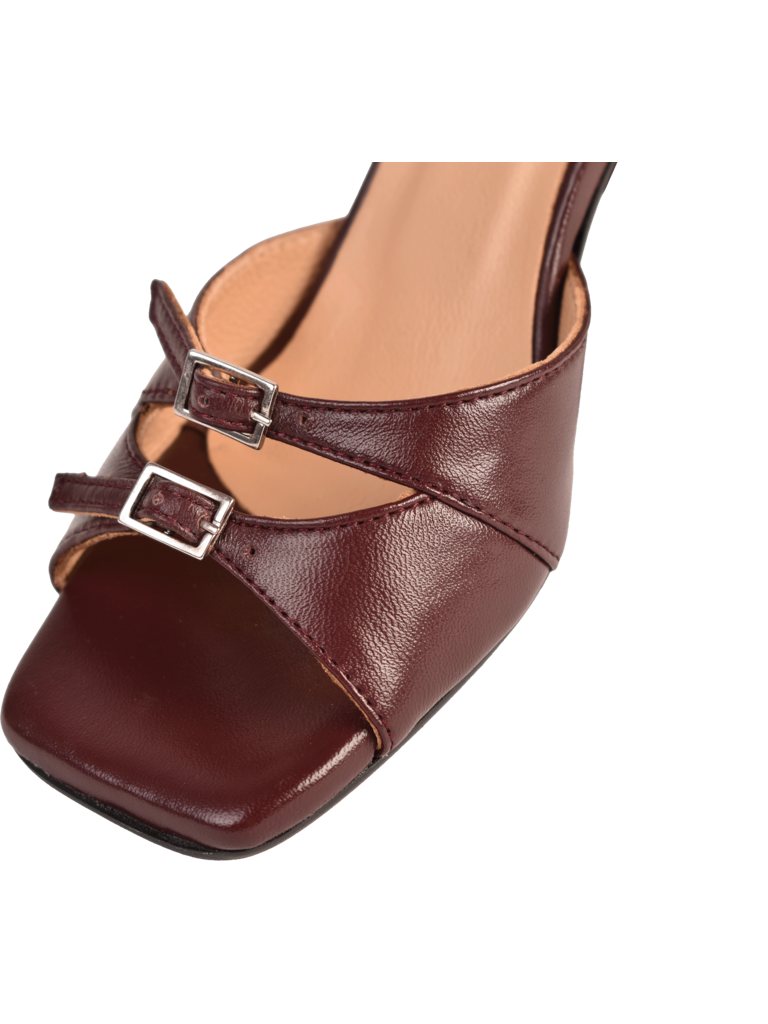 Cara Rosa GIULIA - SANDAL - BURGUNDY