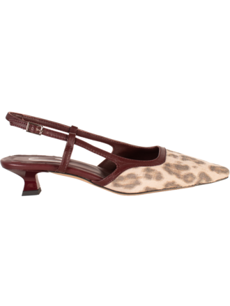 Cara Rosa KATLEEN - SLINGBACK - LUIPAARDPRINT