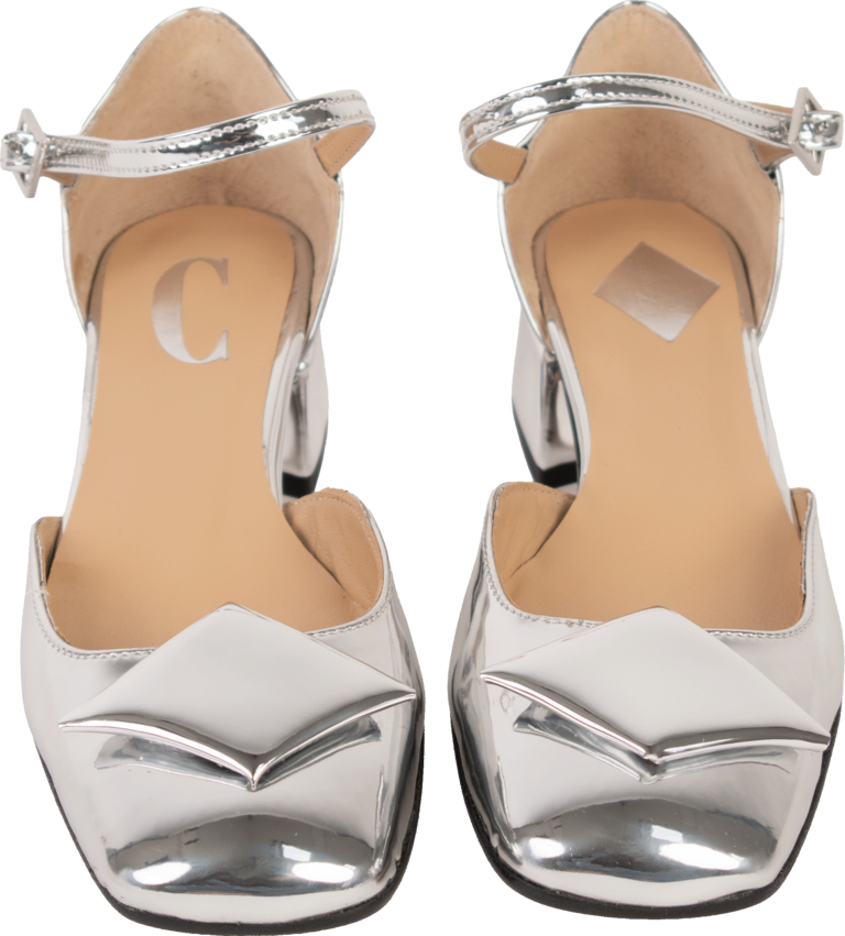 CARA ROSA MILA - SANDAL - MIRROR SILVER