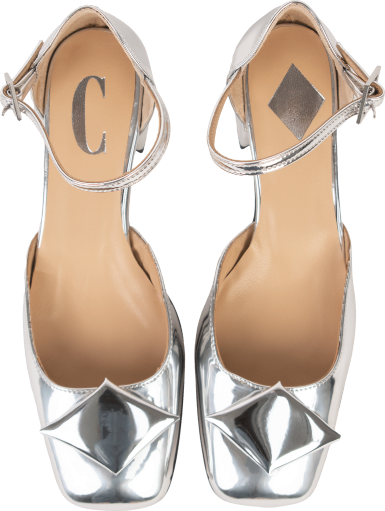 CARA ROSA MILA - SANDAL - MIRROR SILVER