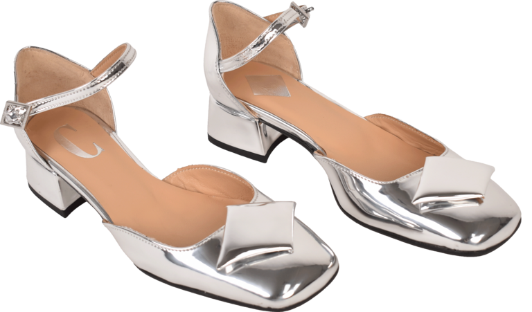 CARA ROSA MILA - SANDAL - MIRROR SILVER