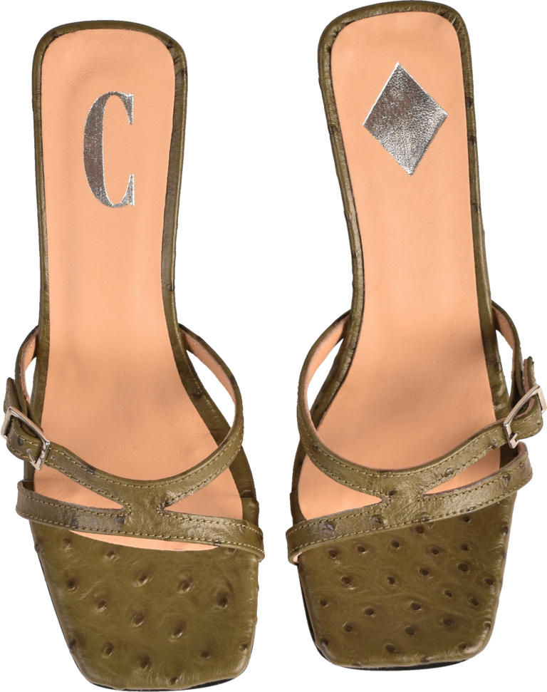 Cara Rosa AUGUSTA -  KITTENHEEL SANDAAL - KHAKI