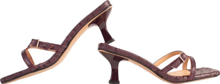 Cara Rosa AUGUSTA - KITTEN HEEL SANDAL - PURPLE