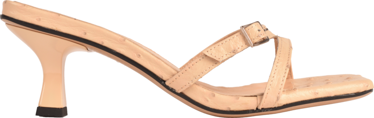 Cara Rosa AUGUSTA - KITTEN HEEL SANDAAL - CREME