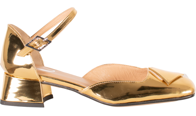 Cara Rosa MILA - SANDAL - MIRROR GOLD