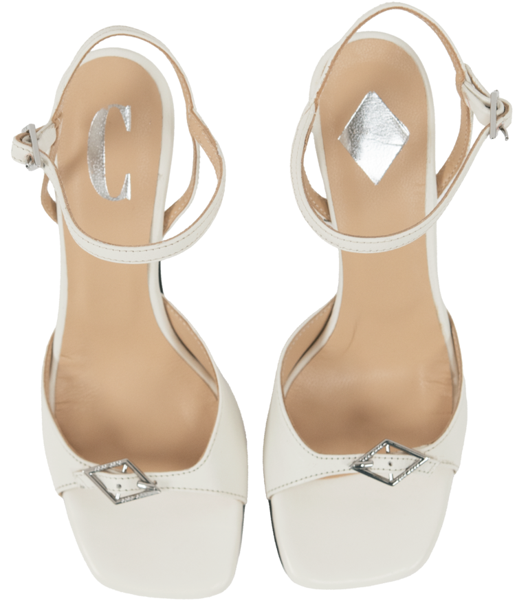 Cara Rosa PAULINA - SANDAL - WHITE