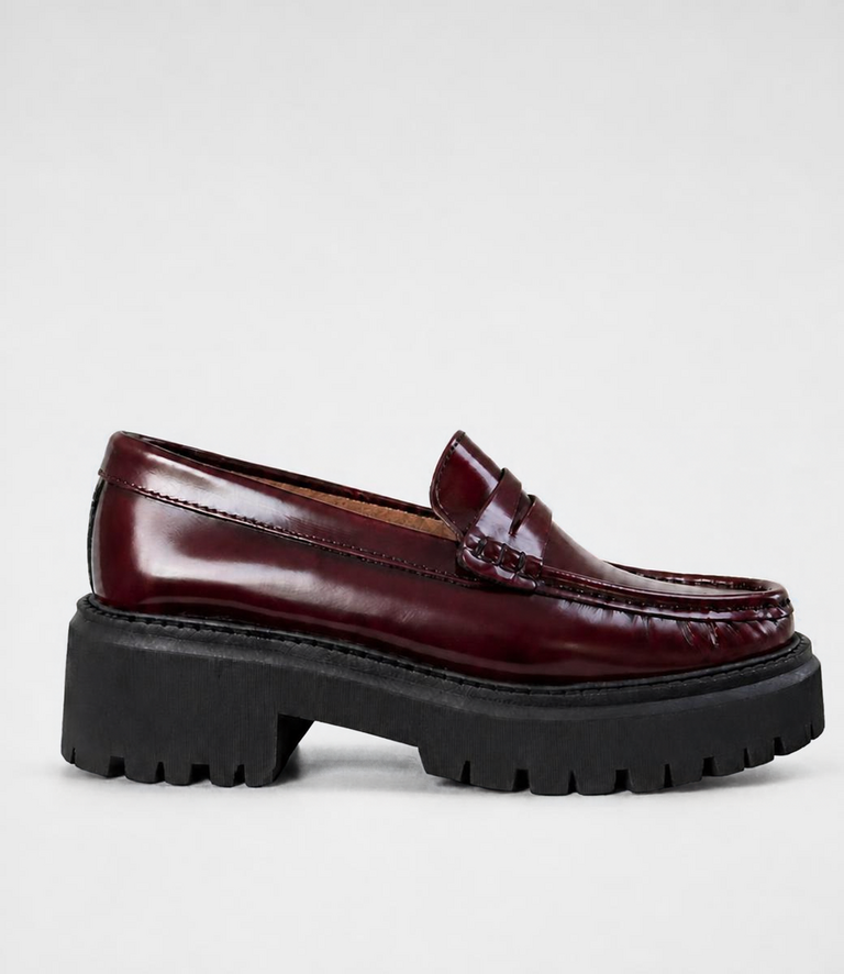 FLEUR - LOAFER HOGE ZOOL - BORDEAUX