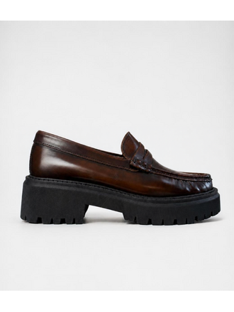 FLEUR - LOAFER HOGE ZOOL - BRUIN