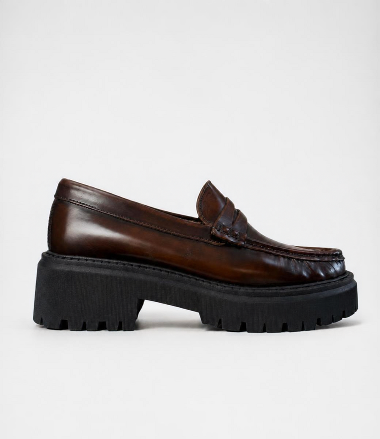 FLEUR - CHUNKY LOAFER - BROWN