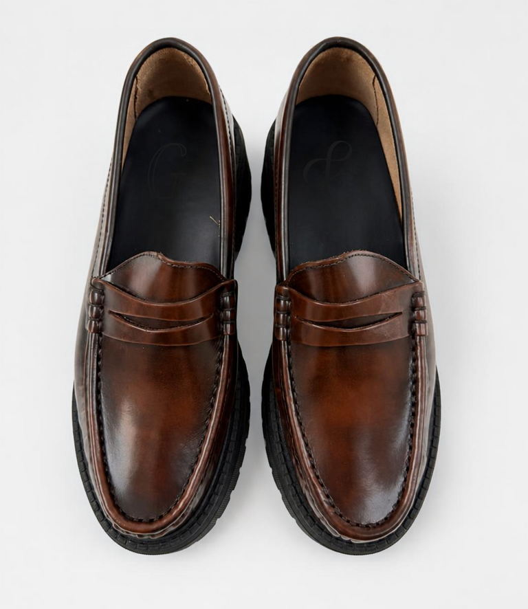 FLEUR - LOAFER HOGE ZOOL - BRUIN