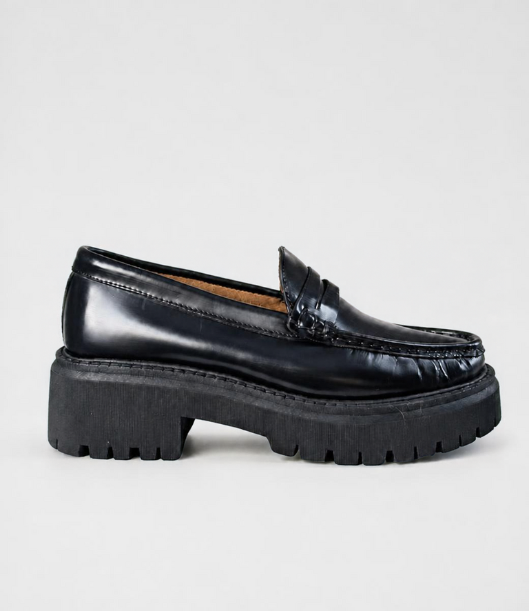 FLEUR - CHUNKY LOAFER - BLACK