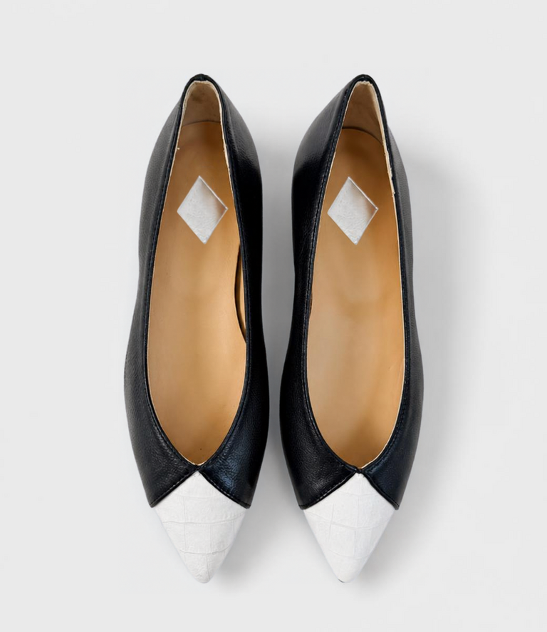 CARA ROSA LUNA - BALLET FLAT - BLACK