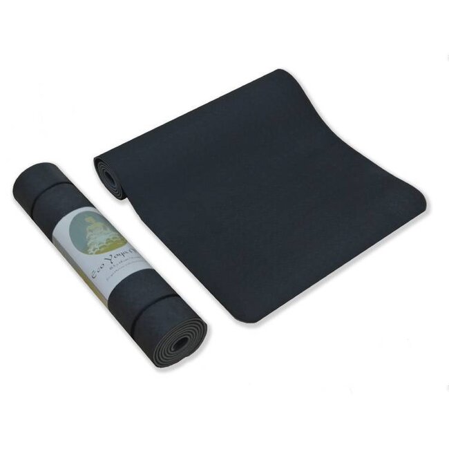 Love Generation Eco Yogamat TPE - 6mm - Zwart