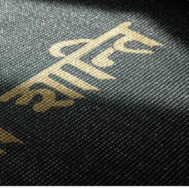 Love Generation Yogamatte Mantra - 4mm - Schwarz mit Goldener Druck