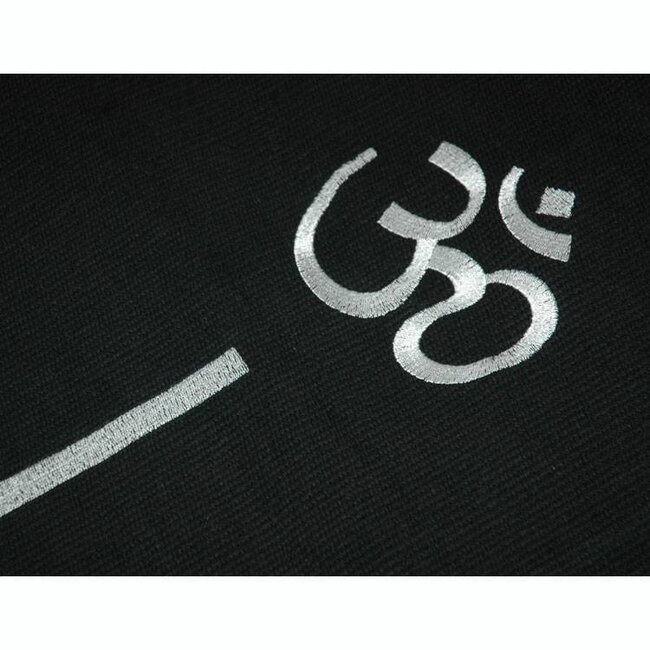 Love Generation Cotton Yoga Mat with Alignment Stripe