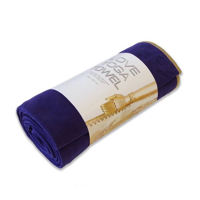 Love Generation Microfiber Antislip Love Yoga Towel - Paars